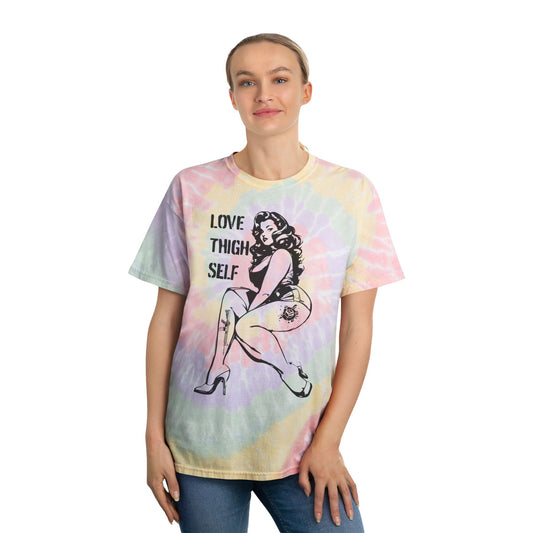 Spiral Tie-Dye Tee - Love Thigh Self Shirt