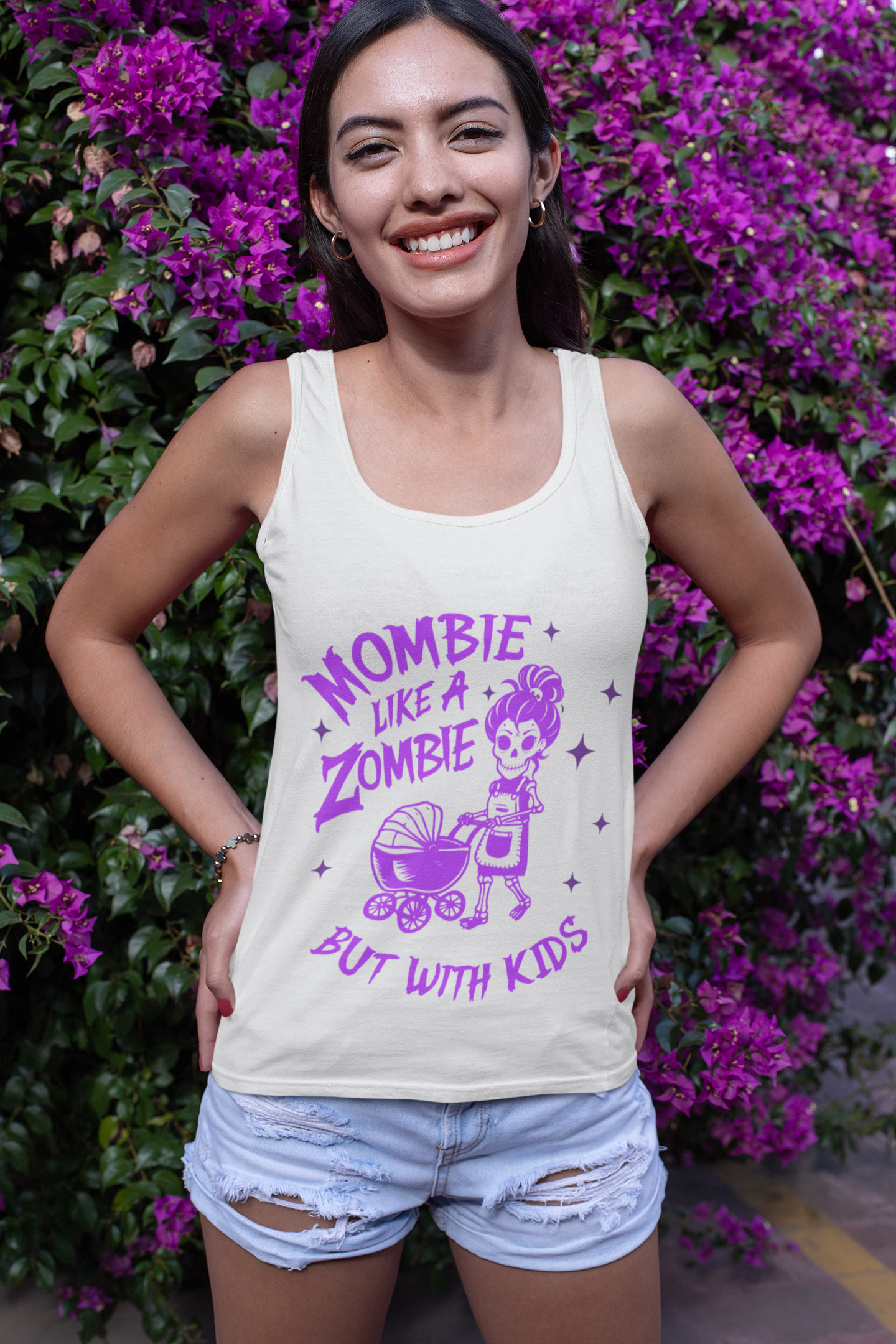Women's Racerback Tank Top - Mombie