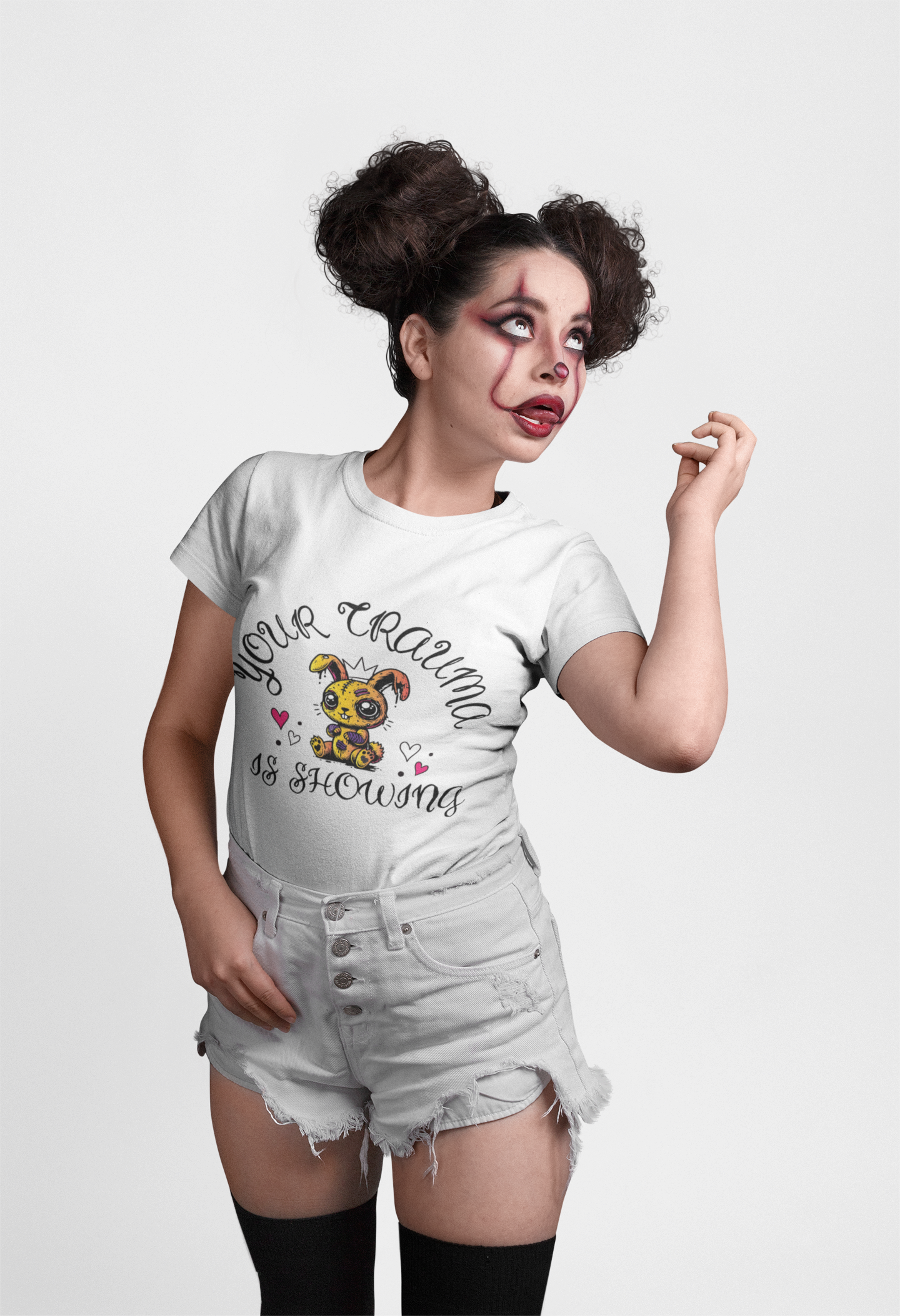 Women's Triblend Tee - 'Your Trauma is Showing'