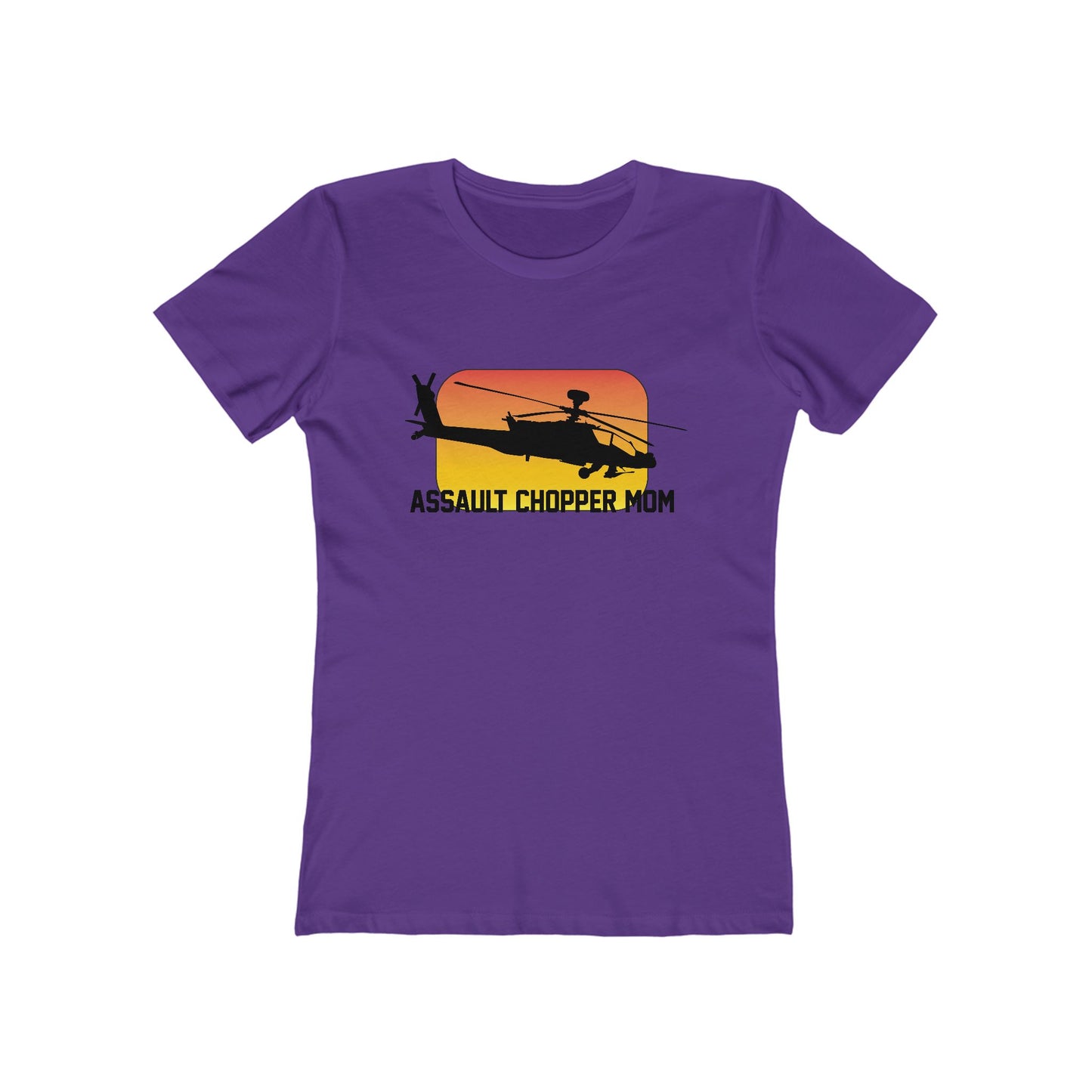 Women's Boyfriend Tee - Assault Chopper Mom