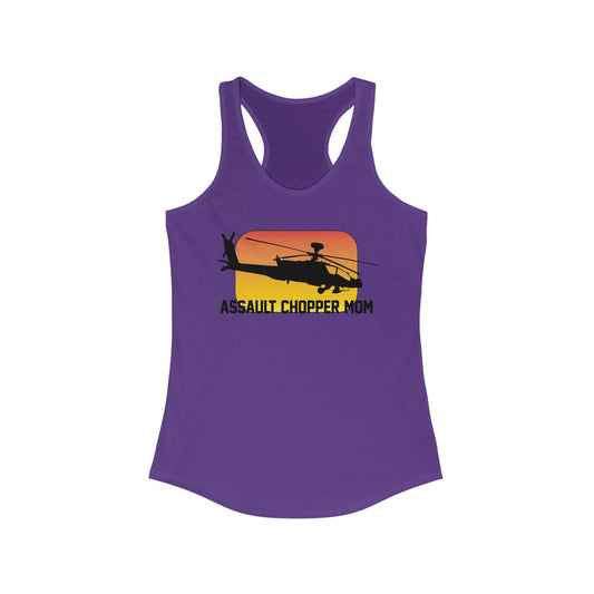 Women's Racerback Tank Top - Assault Chopper Mom
