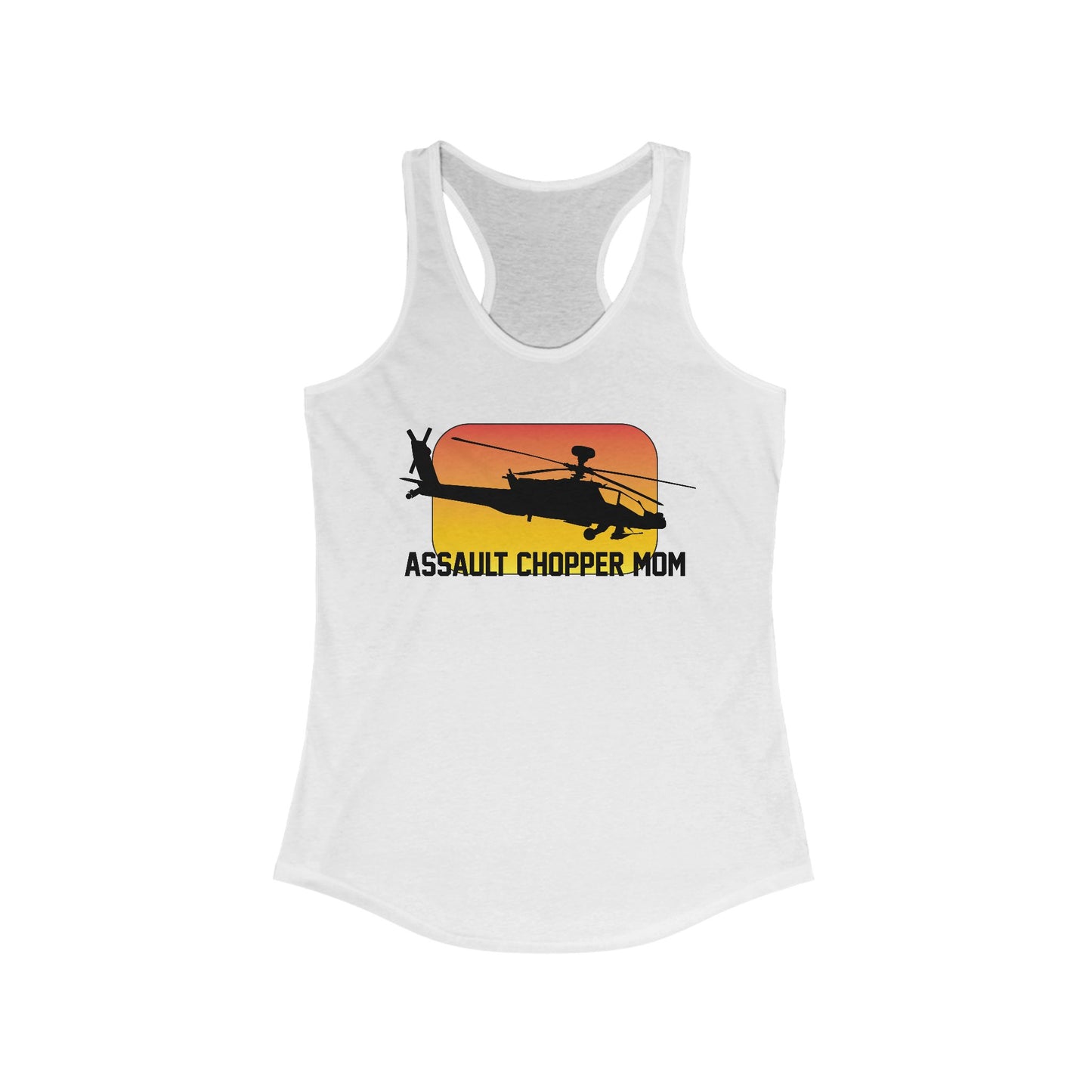 Women's Racerback Tank Top - Assault Chopper Mom