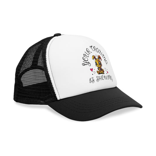Mesh Cap - 'Your Trauma is Showing' Trucker Hat