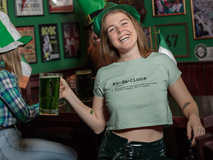 Women's Crop Top: Audacious