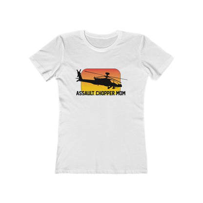 Women's Boyfriend Tee - Assault Chopper Mom