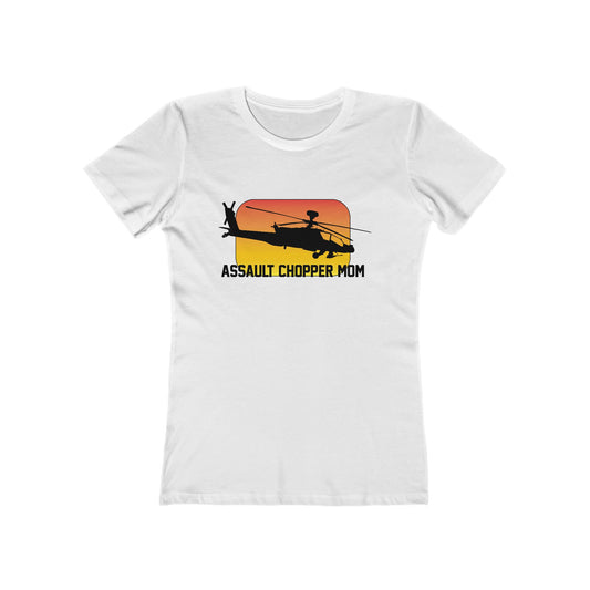 Women's Boyfriend Tee - Assault Chopper Mom